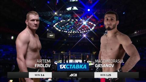 ACA 143 - Magomedrasul Gasanov vs Artem Frolov - Aug 27, 2022