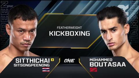 ONE on Prime Video 3 - Sitsongpeenong vs Mohammed Boutasaa - Oct 21, 2022