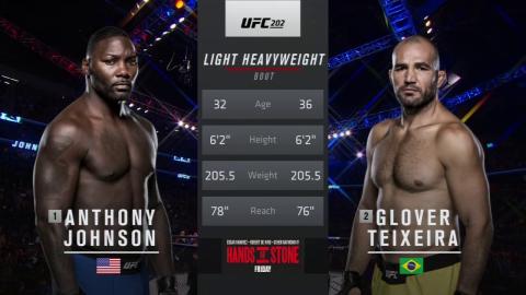 UFC 202 - Anthony Johnson vs Glover Teixeira - Aug 20, 2016