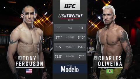 UFC 256: Tony Ferguson vs Charles Oliveira - Dec 13, 2020