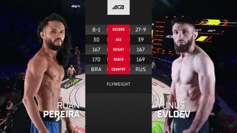 ACA 161 - Yunus Evloev vs Ruan Miqueias - August 10, 2023