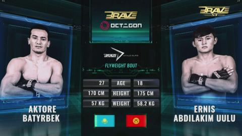 Aktore Batyrbek VS. Erkis Abdilakim Uulu - Aug 21,2021