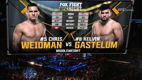 UFC on Fox 25 - Chris Weidman vs Kelvin Gastelum - Jul 22, 2017