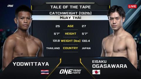 One Friday Fights 30 - Eisaku Ogasawara vs Y. YiewBangSaen - August 24, 2023