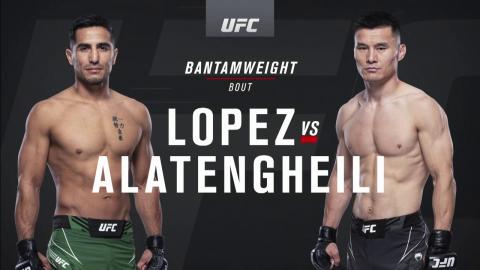 UFCFN 192 - Gustavo Lopez vs Alatengheili - Sep 18, 2021