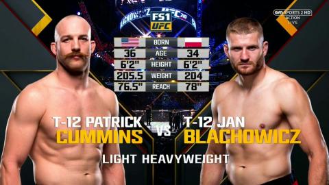 UFC 210 - Jan Blachowicz vs Patrick Cummins - Apr 8, 2017