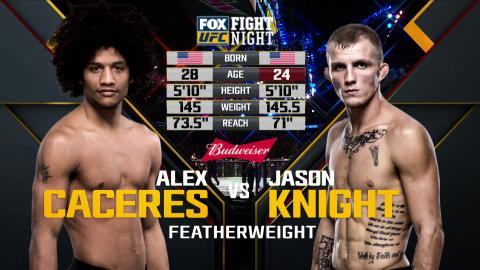 UFC on Fox 23 - Alex Caceres vs Jason Knight - Jan 28, 2017