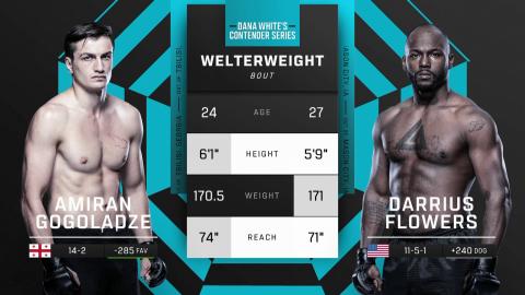 DWCS - Amiran Gogoladze vs Darrius Flowers - Aug 23, 2022