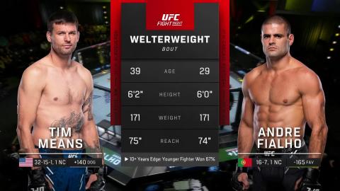 UFC Fight Night 228 - Tim Means vs Andre Fialho - September 23, 2023