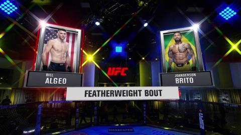 UFC on ESPN 32 - Bill Algeo vs Joanderson Brito - Jan 15, 2022