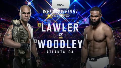 UFC 201 - Robbie Lawler vs Tyron Woodley - Jul 30, 2016