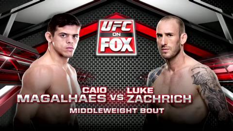 UFC on FOX 11 - Caio Magalhaes vs Luke Zachrich - Apr 19, 2014