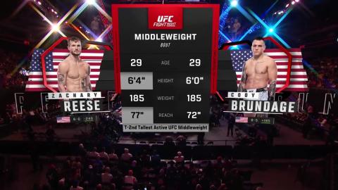 UFC on ESPN 52 - Cody Brundage vs Zach Reese - December 2, 2023