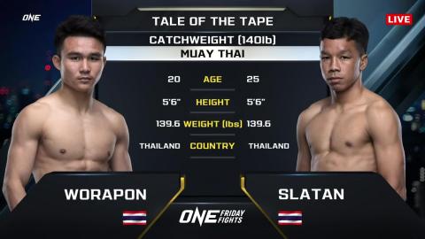 One Friday Fights 30 - W. Kiatchatchanun vs Salatan Jitmuangnon - August 24, 2023