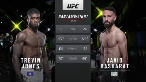 UFC Fight Night 203 - Trevin Jones vs Javid Basharat - March 12, 2022