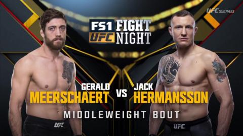 UFC on Fox 31 - Gerald Meerschaert vs Jack Hermansson - Dec 15, 2018