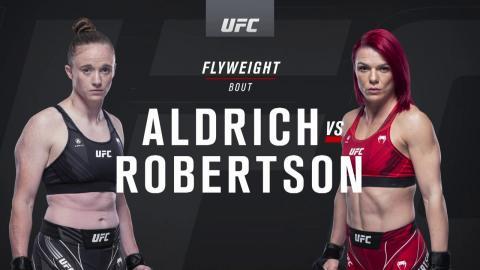UFC Fight Night 203 - JJ Aldrich vs Gillian Robertson - March 12, 2022
