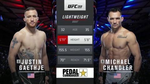UFC 268 - Justin Gaethje vs. Michael Chandler - Nov 06, 2021