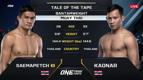 One Friday Fights 30 - Saemapetch Fairtex vs K. P.K. Saenchai - August 24, 2023