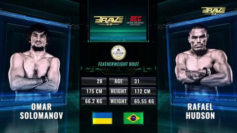 Omar Solomanov vs Rafael Hudson - Sep 25, 2021