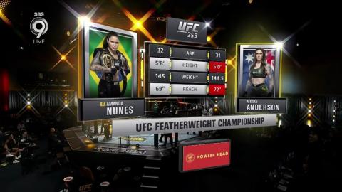 UFC 259: Amanda Nunes vs Megan Anderson - Mar 7, 2021