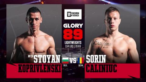 Glory 89 - Stoyan Koprivlenski vs Sorin Mihai Caliniuc - 07 October, 2023