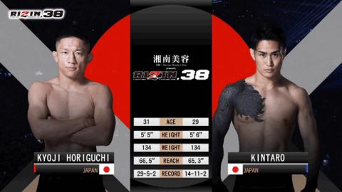 RIZIN 38 - Kyoji Horiguchi vs Yuto Hokamura - Sep 25, 2022