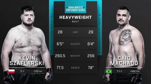 Contender Series 2023 - Caio Machado vs Kevin Szaflarski - August 7, 2023