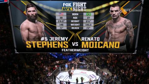 UFC on Fox 24 - Jeremy Stephens vs Renato Moicano - Apr 15, 2017