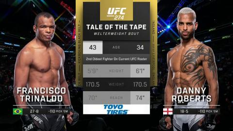 UFC 274 : Francisco Trinaldo vs Danny Roberts - May 7, 2022