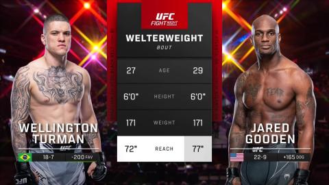 UFC on ESPN 52 - Jared Gooden vs Wellington Turman - December 2, 2023