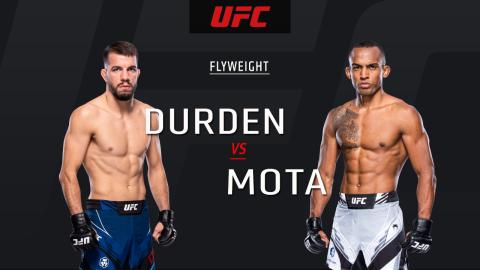 UFC Fight Night 213 - Cody Durden vs Carlos Mota - Oct 30, 2022
