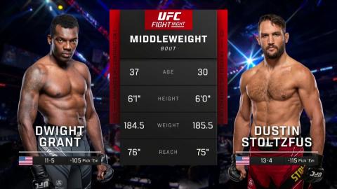 UFC on ABC 3: Dwight Grant vs Dustin Stoltzfus - Jul 16, 2022