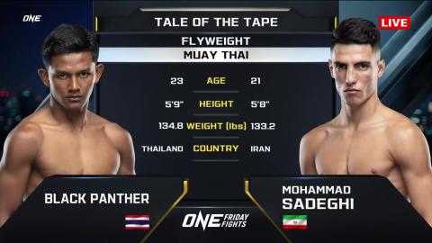 One Friday Fights 24 - Black Panther vs Mohammad Sadeghi - July 06, 2023