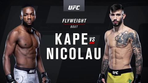 UFCFN 187 - Manel Kape vs Matheus Nicolau - Mar 13, 2021