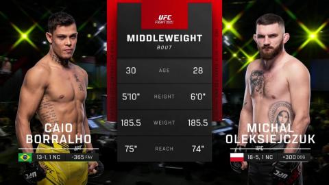 UFC Fight Night 223 - Borralho vs. Oleksiejczuk - April 29, 2023