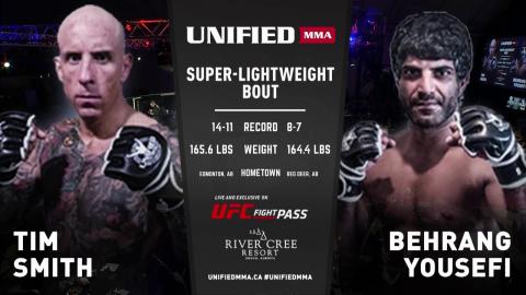 Tim Smith vs. Behrang Yousefi - Sep 24, 2021