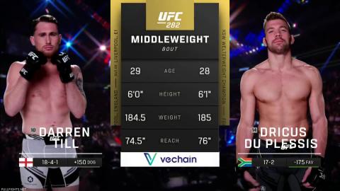 UFC 282 - Darren Till vs Dricus Du Plessis - Dec 10, 2022