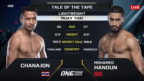 One Friday Fights 28 - Chanajon P.K. Saenchai vs Mohamed Hanoun - August 11, 2023