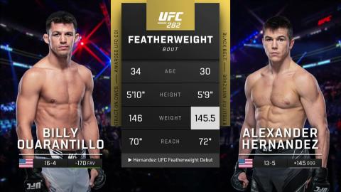 UFC 282 - Billy Quarantillo vs Alexander Hernandez - Dec 10, 2022