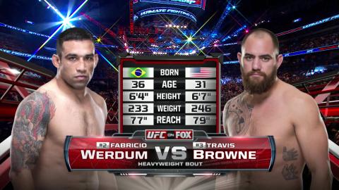 UFC on FOX 11 - Travis Browne vs Fabricio Werdum - Apr 19, 2014