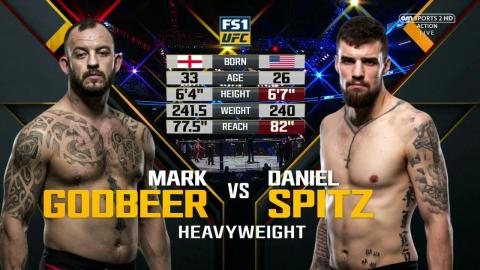 UFC 209 - Mark Godbeer vs Daniel Spitz - Mar 4, 2017