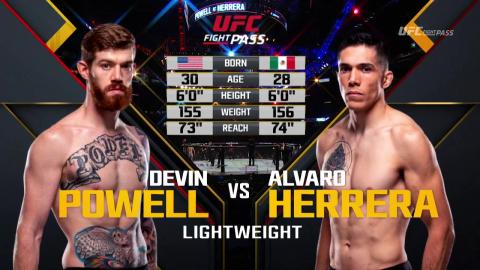 UFC on Fox 30 - Devin Powell vs Alvaro Herrera - Jul 27, 2018