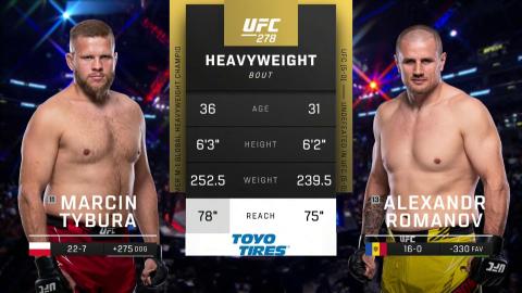 UFC 278 - Marcin Tybura vs Alexandr Romanov - Aug 20, 2022