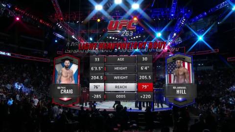 UFC 263: Paul Craig vs Jamahal Hill - Jun 13, 2021