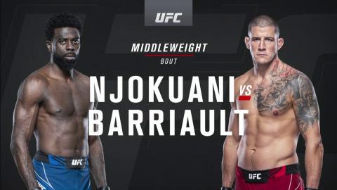 UFCFN 200 - Chidi Njokuani vs Marc Andre Barriault - Feb 5, 2022