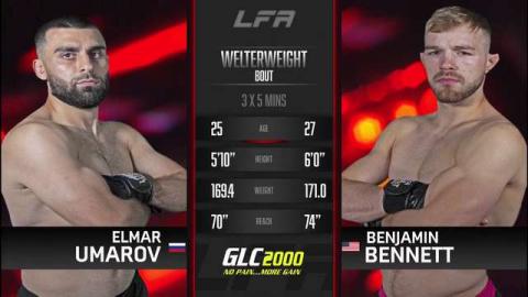 Elmar Umarov vs Benjamin Bennett - Aug 27, 2021