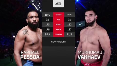 Raphael Pessoa VS Mukhomad Vakhaev - Aug 30,2021