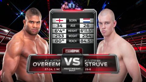 UFC on FOX 13 - Alistair Overeem vs Stefan Struve - Dec 12, 2014