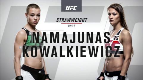 UFC 201 - Rose Namajunas vs Karolina Kowalkiewicz - Jul 30, 2016
